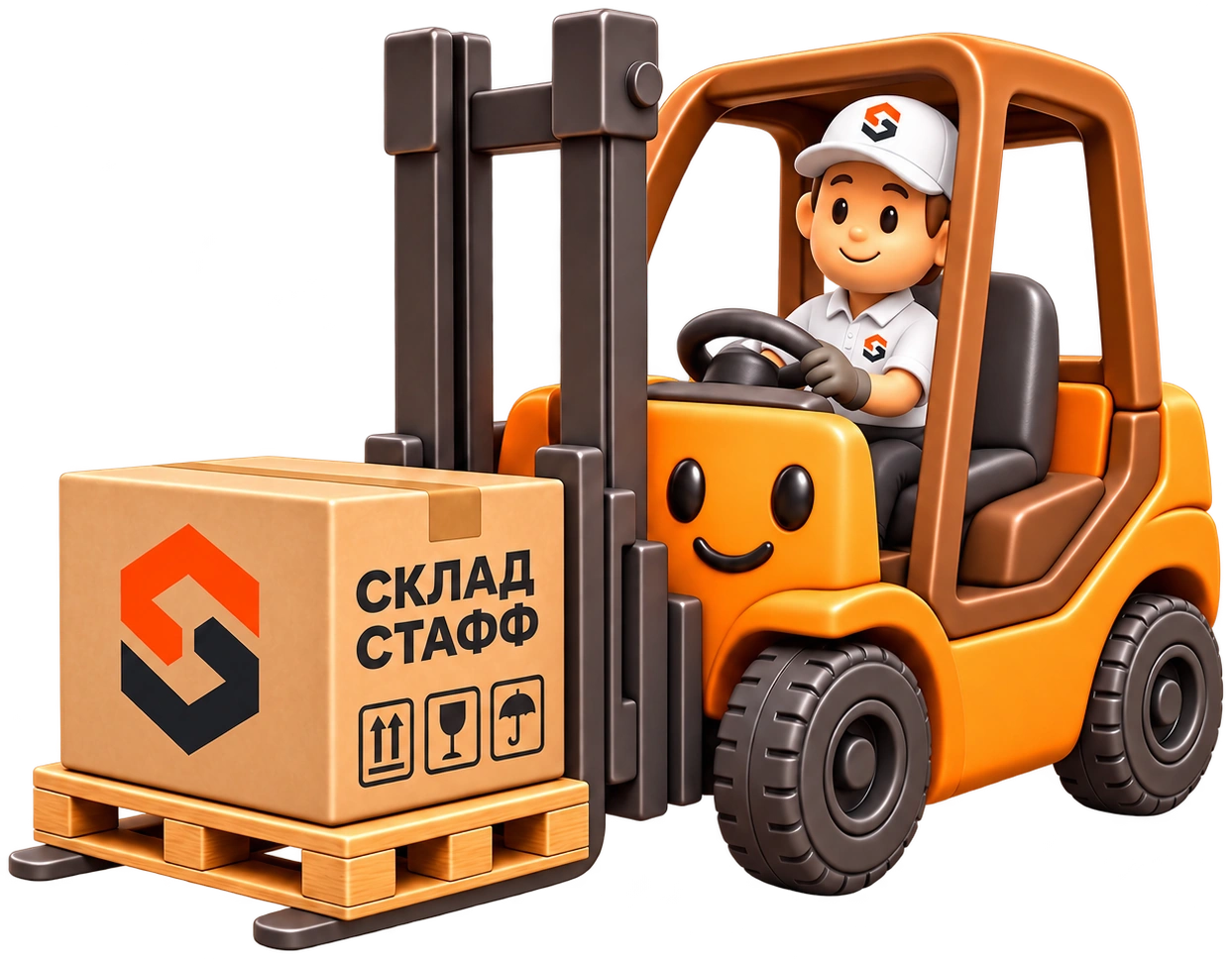Склад Стафф / Sklad Staff — погрузчик с сотрудником